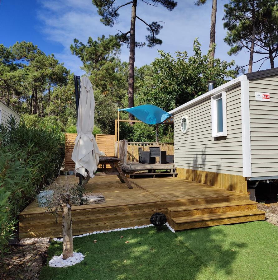 Mobile-Home 6 Personnes Cap Ferret Claouey Exteriör bild